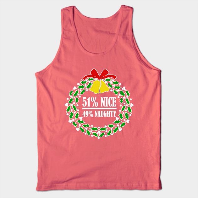 Naughty and Nice Tank Top by PopCultureShirts